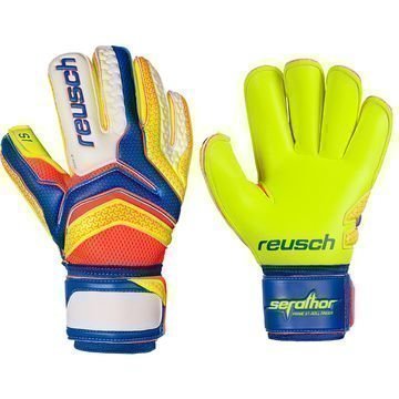 Reusch Maalivahdin Hanskat Serathor Prime S1 Roll Finger Sininen/Keltainen