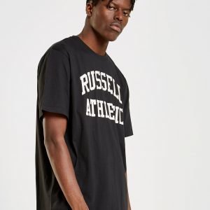 Russell Athletic Arch Logo Short Sleeve T-Paita Musta