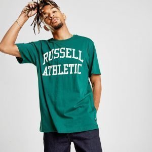 Russell Athletic Arch Logo Short Sleeve T-Paita Vihreä