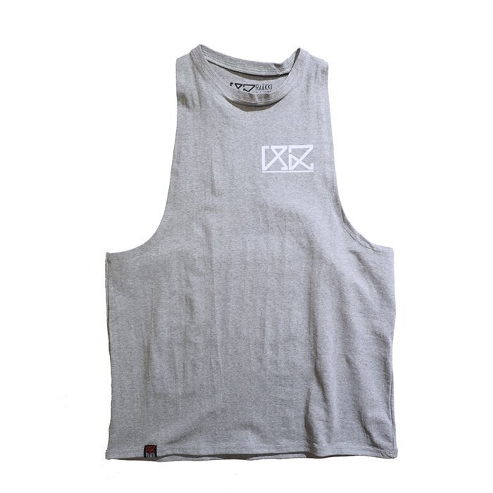 Rääkki Men's Y Tank Top Grey L