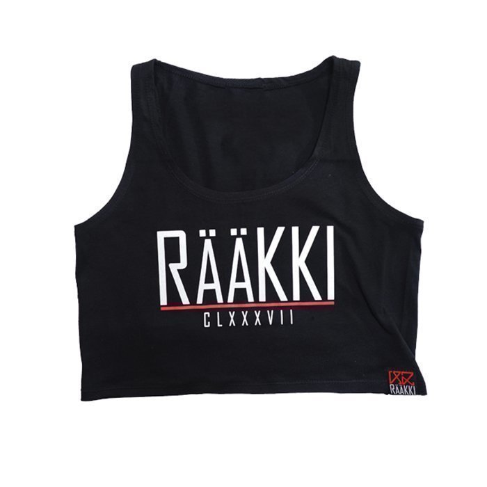 Rääkki Women's Crop Top Black L