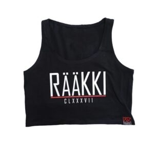 Rääkki Women's Crop Top Black XS