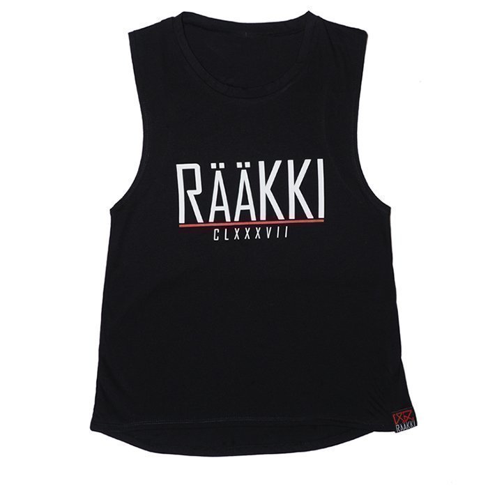 Rääkki Women's Loose Tank Top Black L