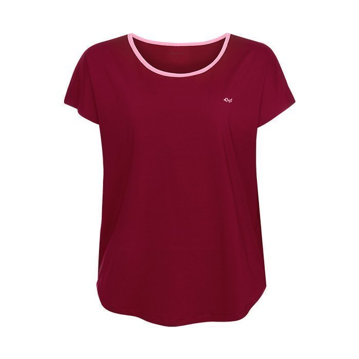 Röhnisch Leo Loose Top beetroot Large