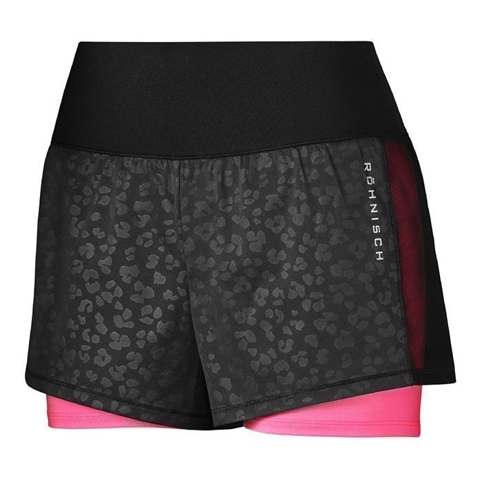 Röhnisch Livy Run Shorts clover shiny black XS