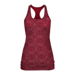 Röhnisch Long Racerback AOP beetroot print