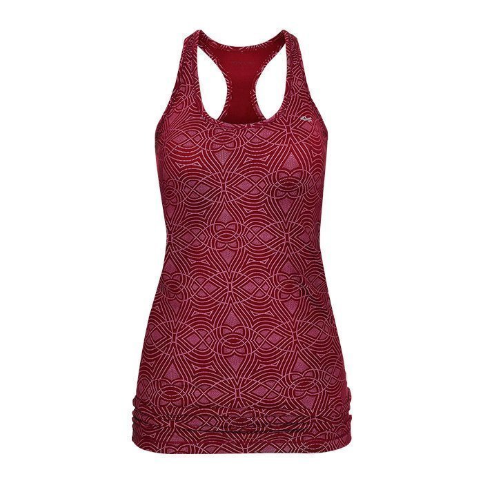 Röhnisch Long Racerback AOP beetroot print X-large