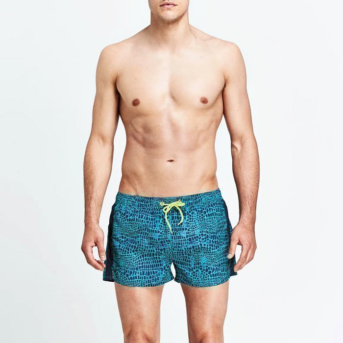 Salming Devon Short Swimshorts navy/green L