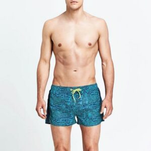 Salming Devon Short Swimshorts navy/green M
