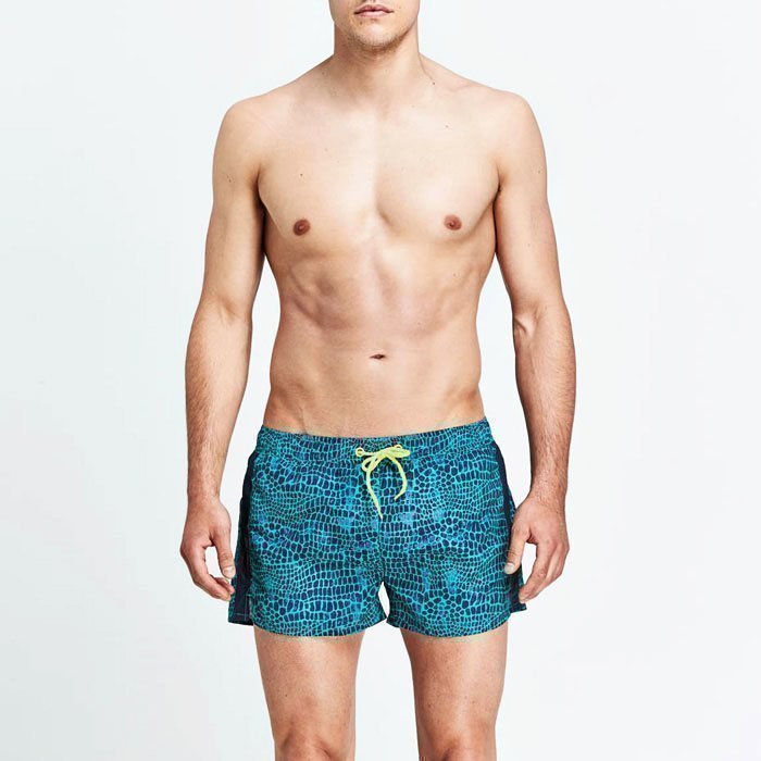 Salming Devon Short Swimshorts navy/green S