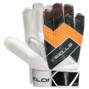 Sells Maalivahdin Hanskat Mimeo Klone Wrap Musta/Valkoinen/Oranssi Lapset