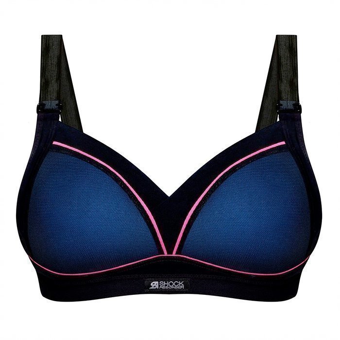 Shock Absorber Active Shaped Push-Up Bra Black Neon 70B