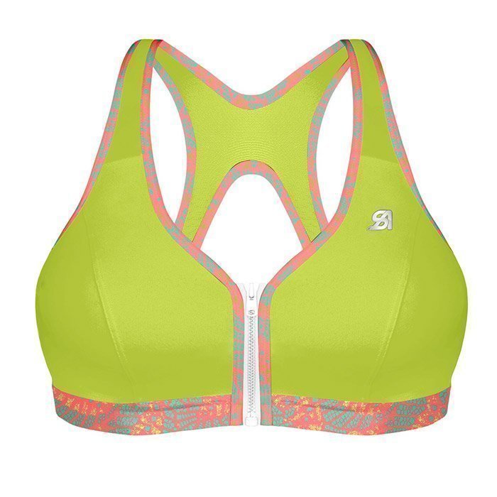 Shock Absorber Active Zipped Plunge Bra Lime 75D