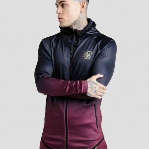 Siksilk Athlete Fade Full Zip Huppari Sininen