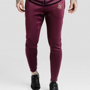 Siksilk Athlete Verryttelyhousut Burgundy / Gold