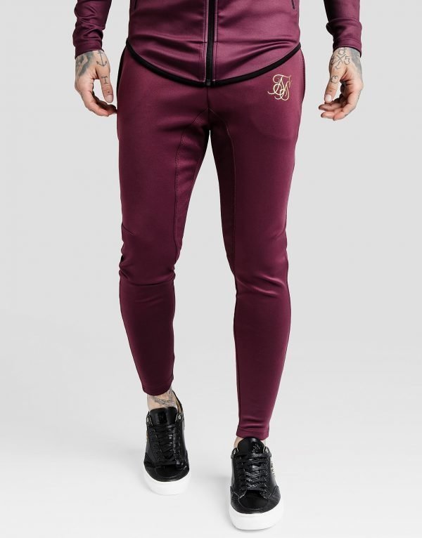 Siksilk Athlete Verryttelyhousut Burgundy / Gold