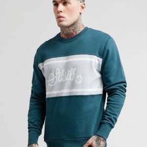 Siksilk Central Panel Crew Sweatshirt Vihreä