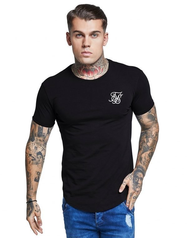 Siksilk Core Curve T-Shirt Musta