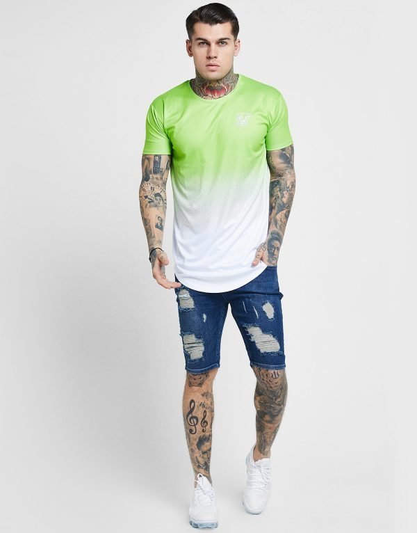 Siksilk Fade T-Paita Vihreä