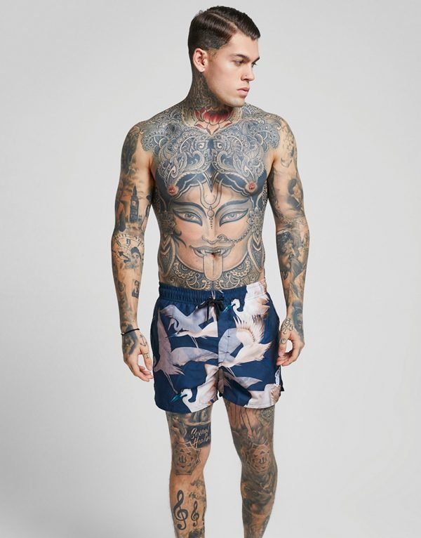 Siksilk Heron Swim Shorts Laivastonsininen