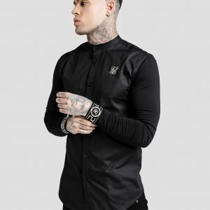 Siksilk Long Sleeve Cartel Paita Musta