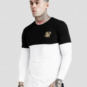 Siksilk Long Sleeve T-Paita Valkoinen