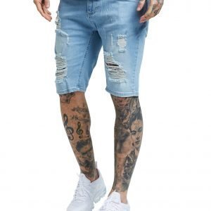 Siksilk Mid Denim Shortsit Sininen