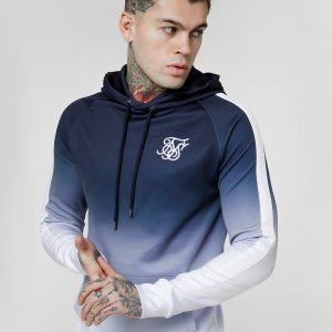 Siksilk Overhead Fade Hoodie Sininen