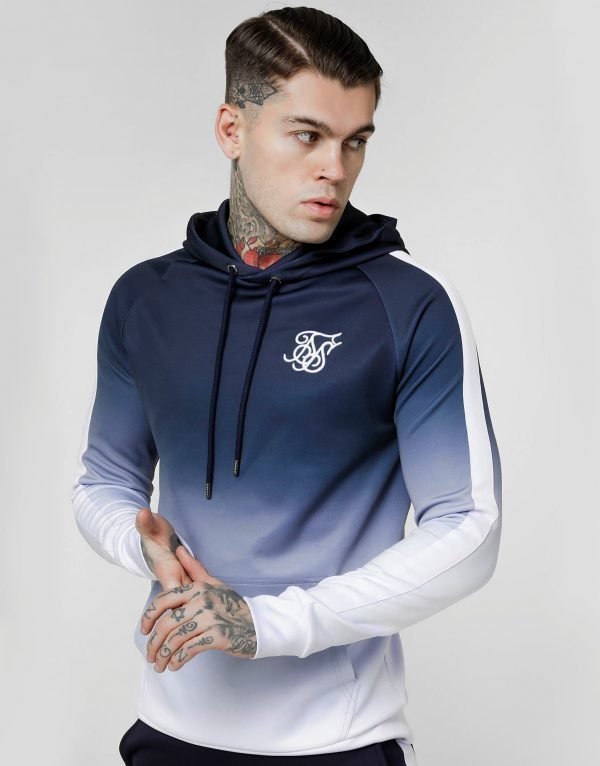 Siksilk Overhead Fade Hoodie Sininen