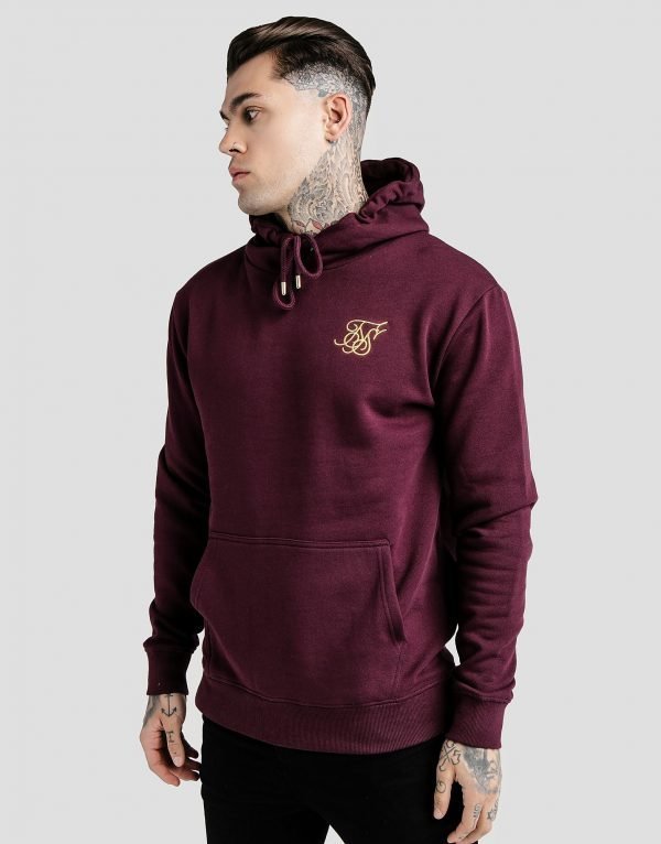 Siksilk Overhead Huppari Burgundy / Yellow