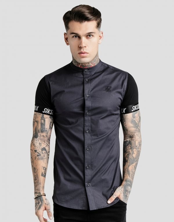 Siksilk Short Sleeve Shirt Harmaa