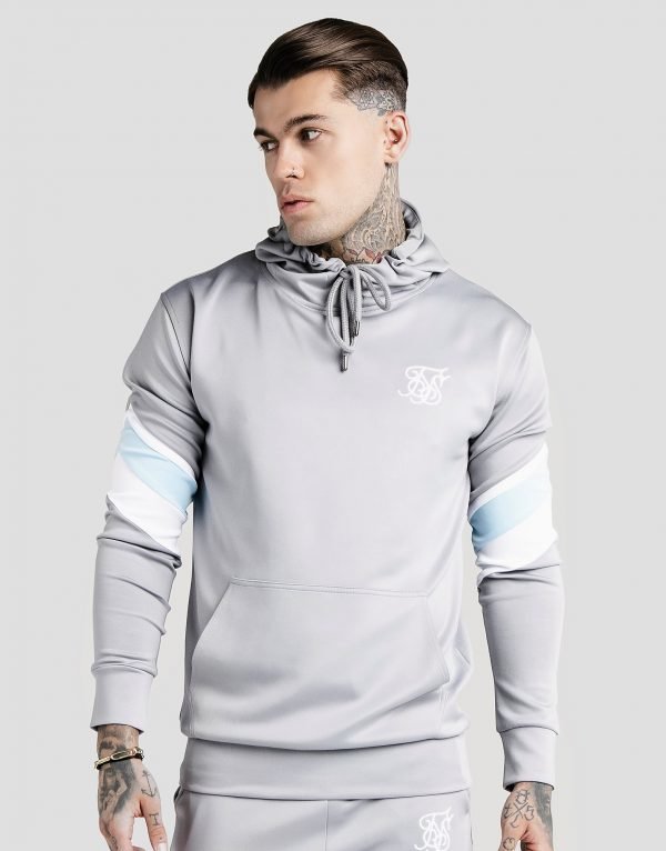 Siksilk Sprint 1/4 Zip Hoodie Harmaa