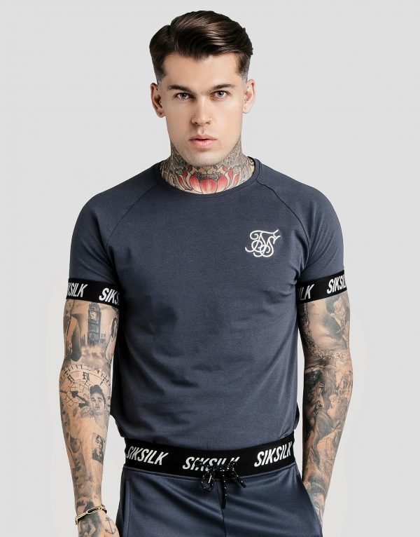 Siksilk Tape T-Paita Harmaa