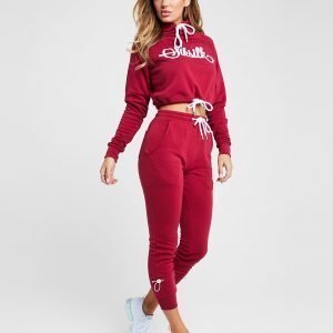 Siksilk Toggle Fleece Track Pants Punainen