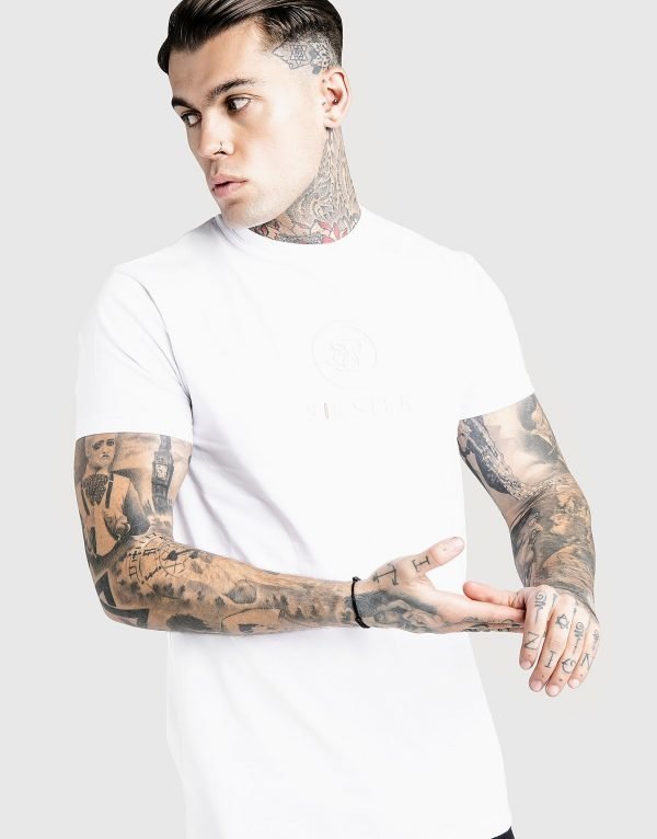 Siksilk X Dani Alves Central Logo T-Paita Valkoinen