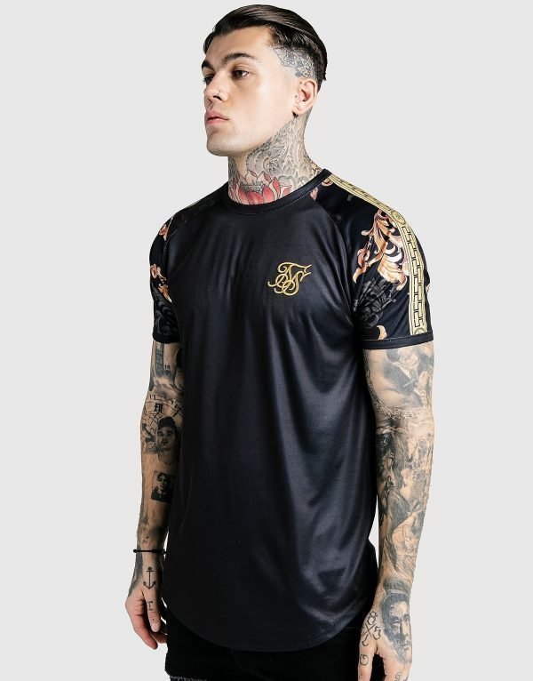 Siksilk X Dani Alves Gym T-Shirt Musta