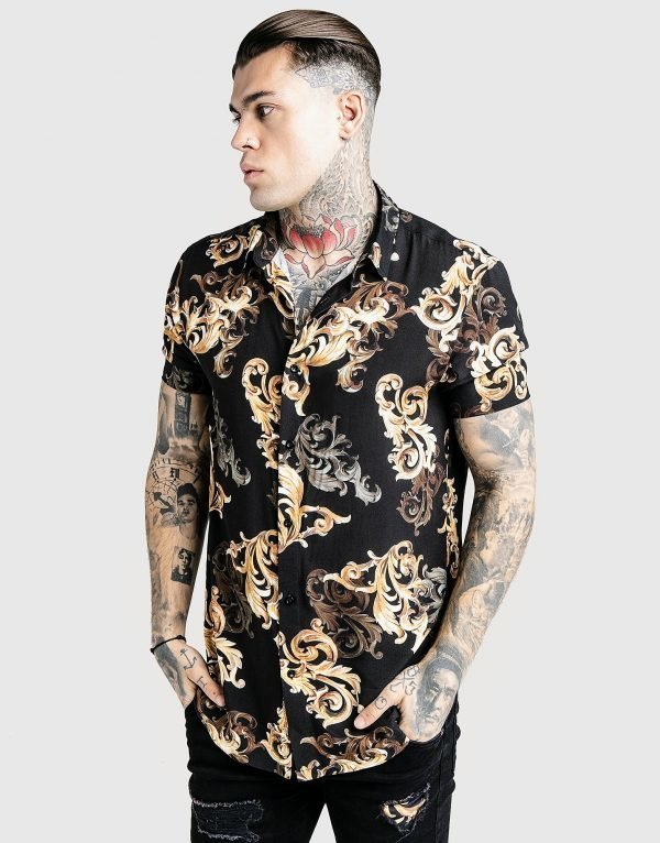 Siksilk X Dani Alves Resort Shirt Musta