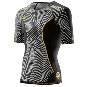 Skins DNAmic Men Top Short Sleeve Broken Maze L