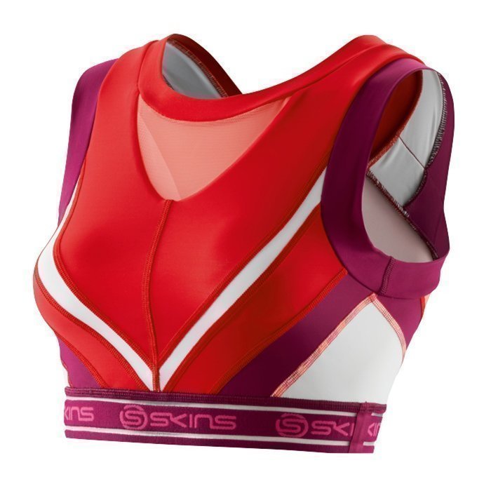 Skins DNAmic Women Vest Crop Rossa XS