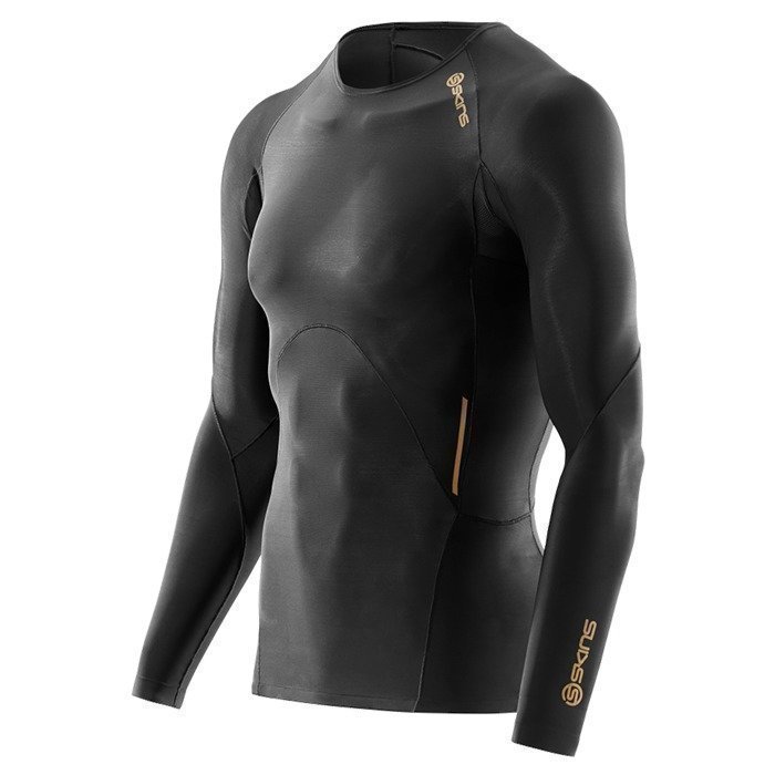 Skins SKINS Men's Top Long Sleeve A400 black/gold S