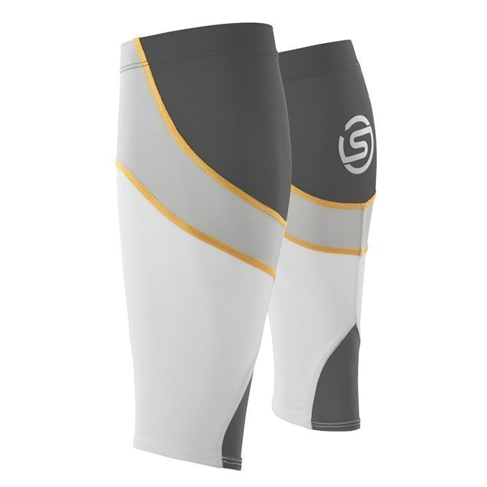 Skins Unisex Calftights MX White/Pewter S