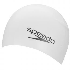 Speedo Plain Moulded Swim Cap Valkoinen