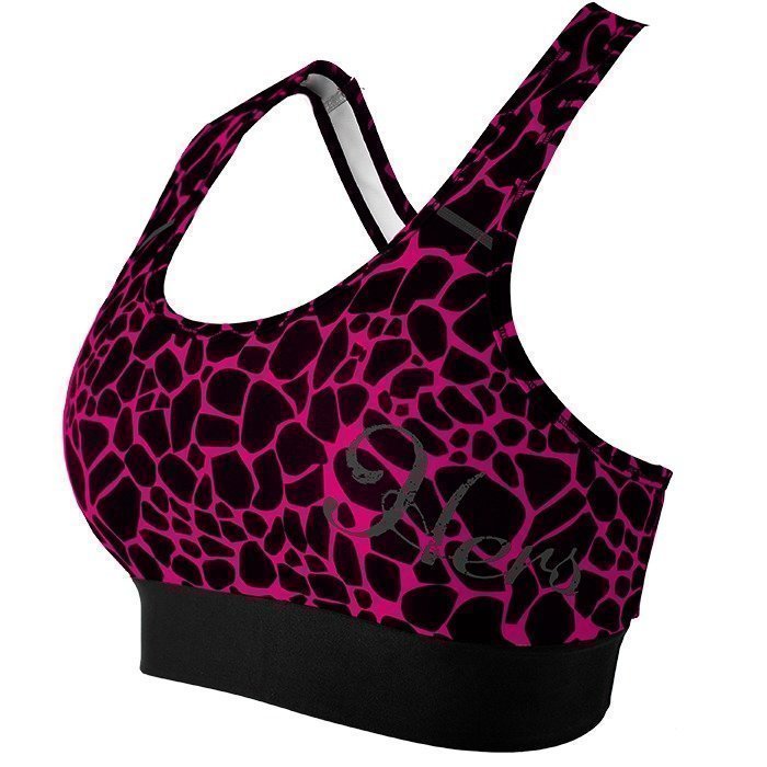 Star Nutrition Hers Sports Bra Giraffe Black/Pink L