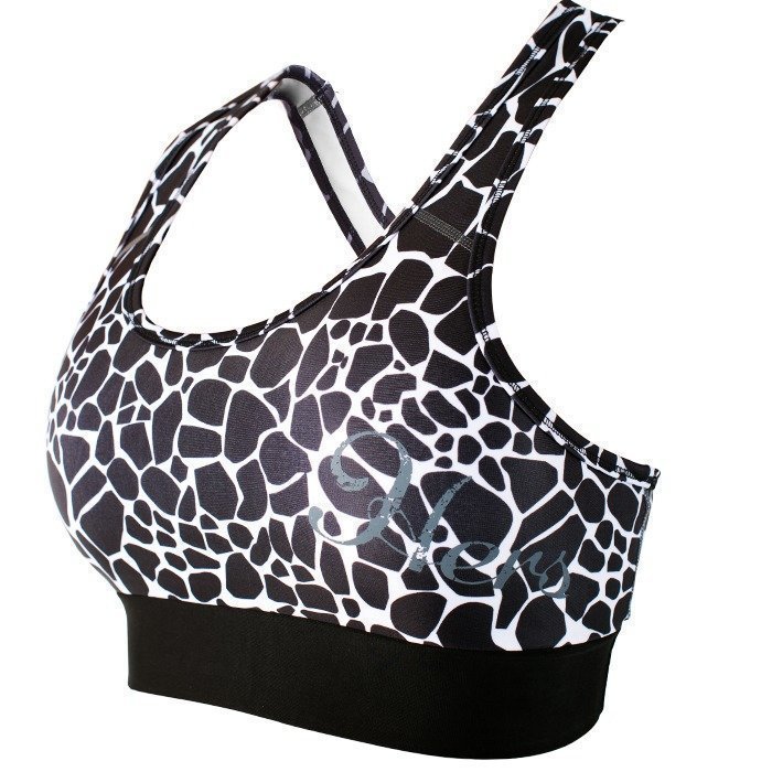 Star Nutrition Hers Sports Bra Giraffe Black/White L