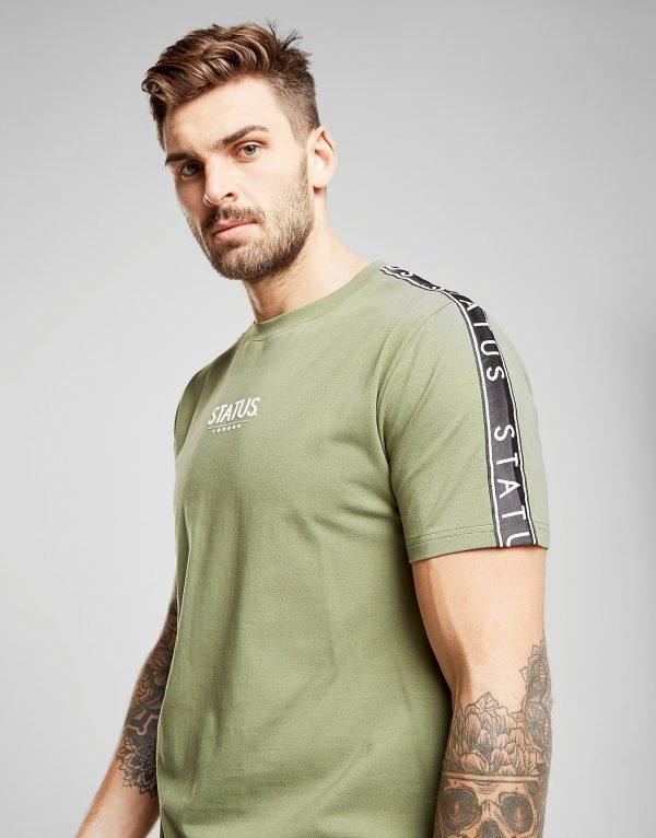 Status Wilson T-Shirt Khaki / Black