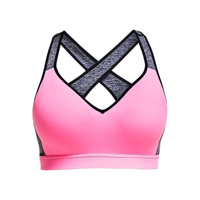 Stay In Place Cross Back Bra Bright Rose M