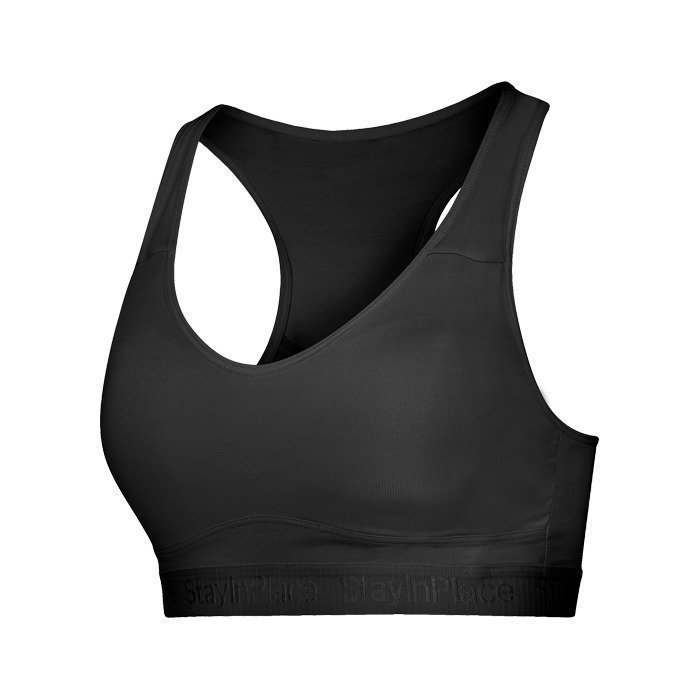 Stay In Place Pad Sports Bra Black