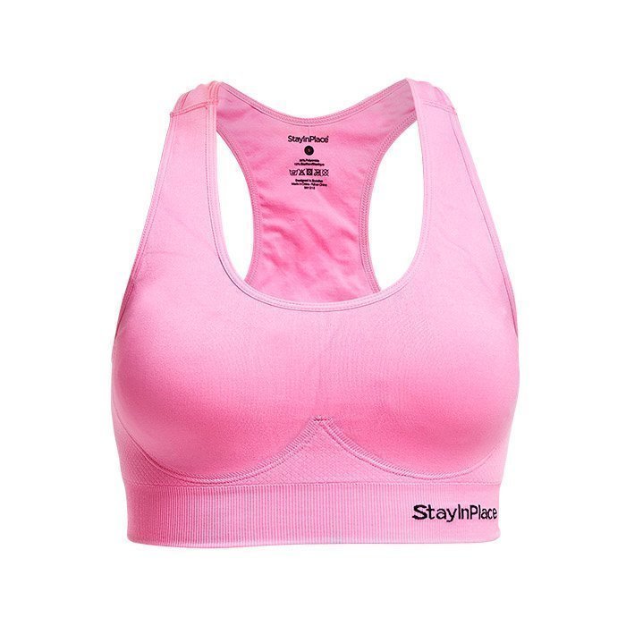 Stay In Place Rib Seamless Bra bright rose S