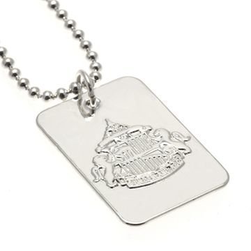 Sunderland Hopea Plated Dog Tag & Chain