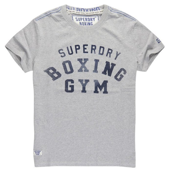 Superdry Boxing Yard Tee Grey Marl